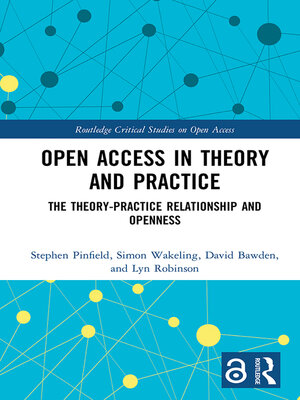 cover image of Open Access in Theory and Practice